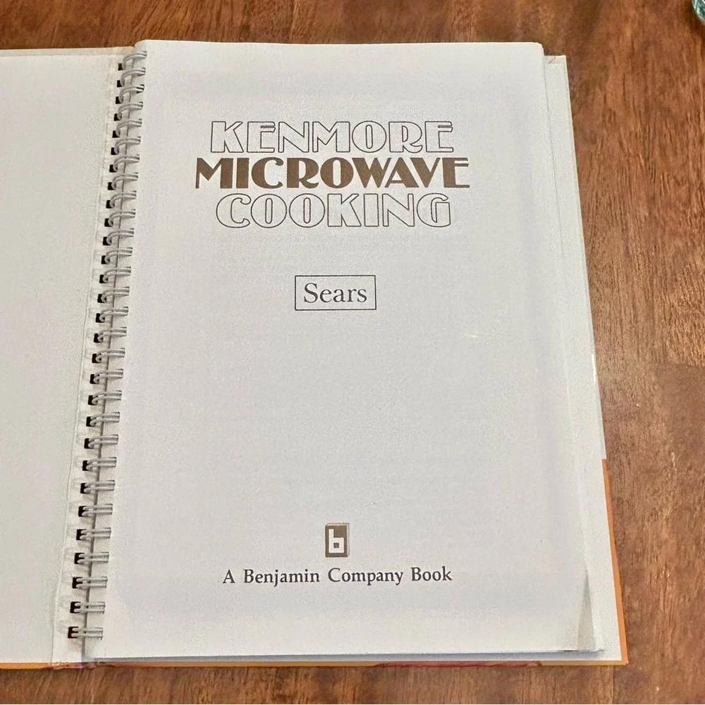 Vintage 1981 Kenmore Microwave Cooking Spiral Recipes Tips Charts Cookbook Sears
